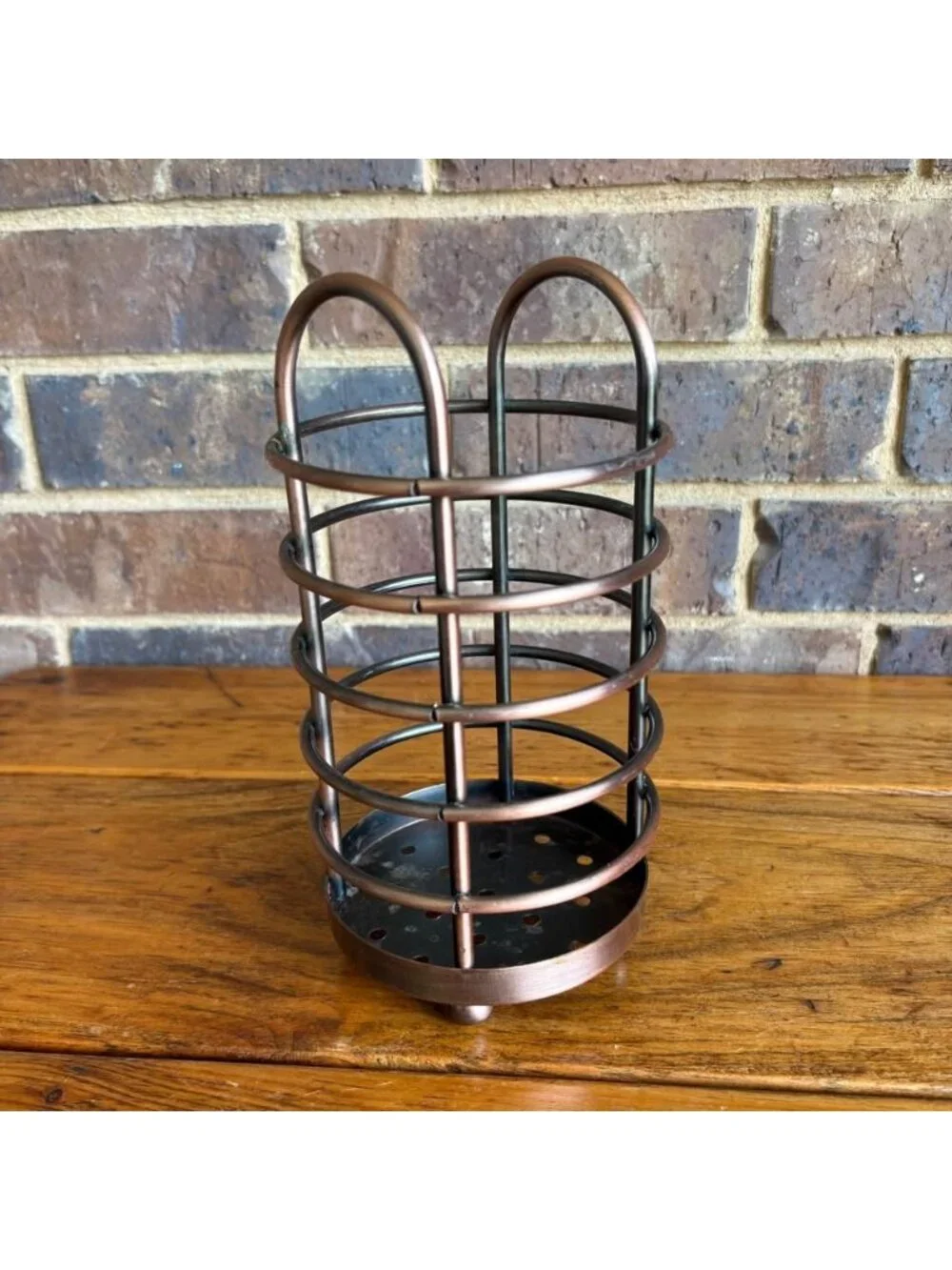 Copper Utensil Holder - Read Description